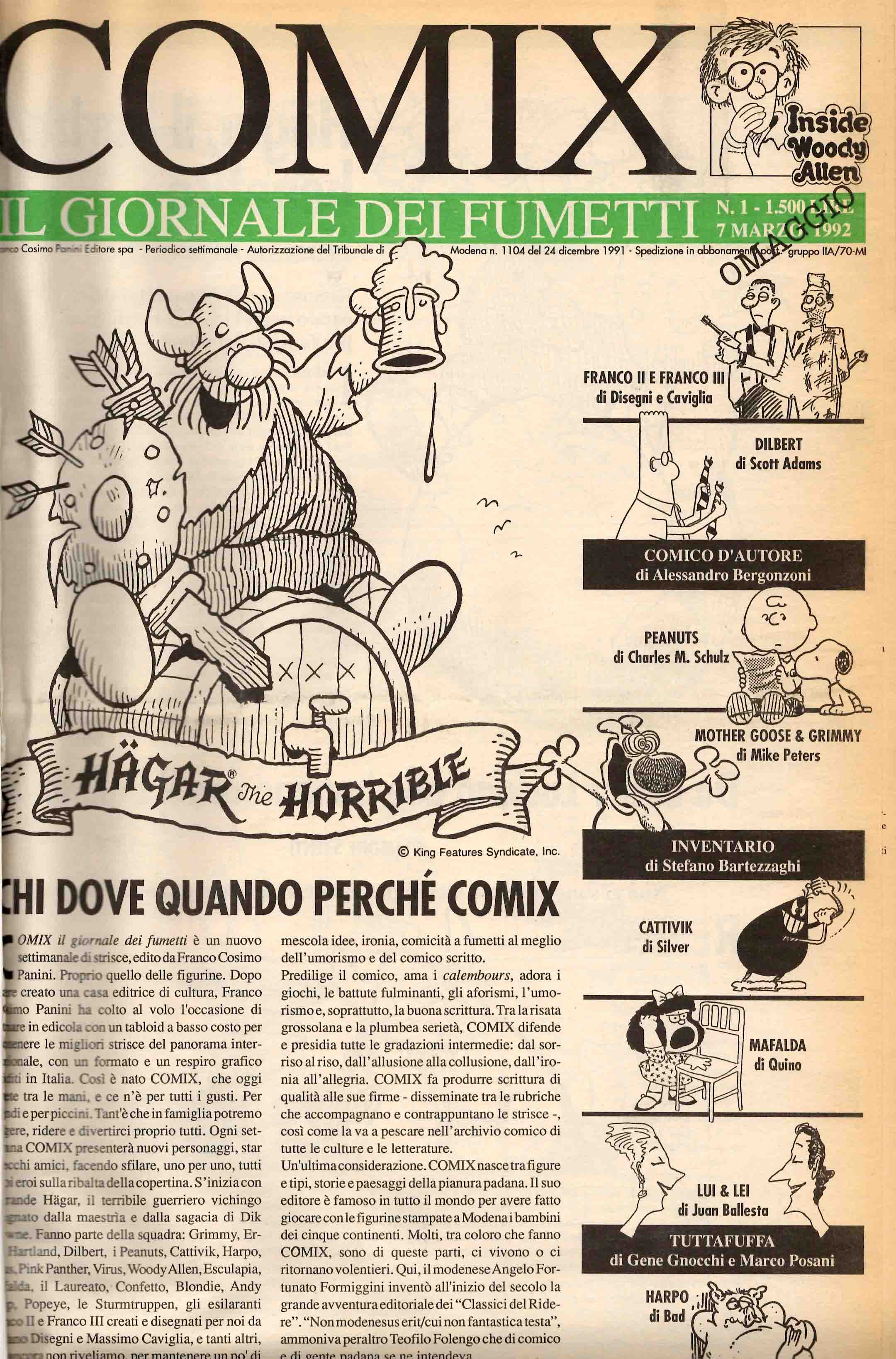 Comix. Il giornale dei fumetti
